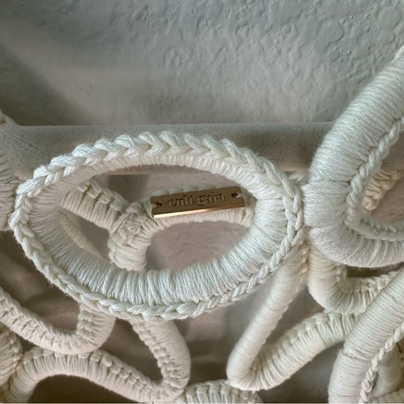 Cult Gaia Danica Crochet Sheer Mini Dress
Coverup Off White SZ S - Picture 12 of 15